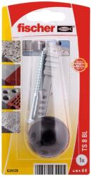 Fischer Ajtóütköző fekete (45493)