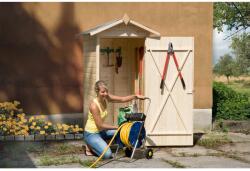 WEKA balkon- és teraszszekrény nyeregtetővel méret: 1 natúr 83 cm x 85 cm (351.0809.30400)