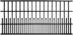  Alumínium dekor-kerítés Bremen 201 cm x 100 cm antracit