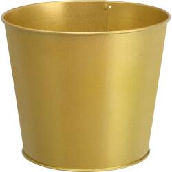  Fém kaspó 19 cm arany (605339)