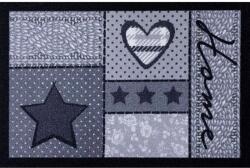 Rexdeco Rex Deco beltéri lábtörlő Home és szív csúszásmentes 40 cm x 60 cm