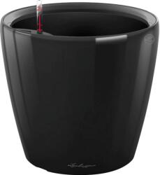 Lechuza Classico Premium LS kaspó 35 cm átmérő x 32 cm fekete magasfényű