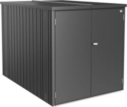 Biohort minigarázs 145 cm x 203 cm x 151 cm sötétszürke-metál