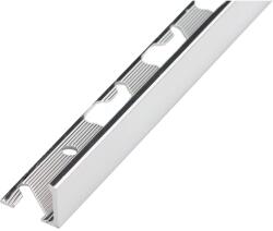 Arcansas sarokprofil alu elox. ezüst 1 cm x 2, 3 cm x 250 cm