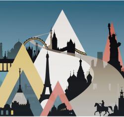 Komar vlies fotótapéta Sightseeing 300 cm x 280 cm