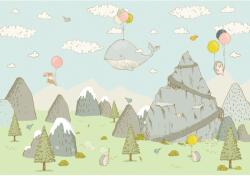 Komar vlies fotótapéta Mountain Traveler 400 cm x 280 cm