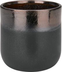  Dark Wonder virágcserép 14, 5 cm átmérő fekete porcelán