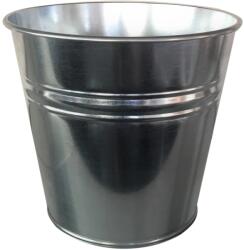  Cink kaspó 25 cm ezüst (2-05200)