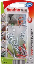 Fischer Dübel körkampóval 5 mm x 25 mm Duopower (535012)