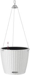 Lechuza Nido Cottage függő virágtartó 27 cm átmérő x 23 cm fehér