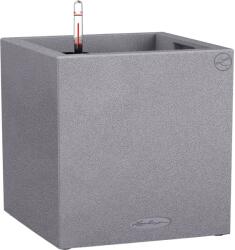 Lechuza Canto Stone 40 low kockakaspó kőszürke 40 cm x 40 cm