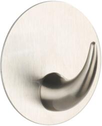 WENKO Leuca matt rozsdamentes acél öntapadó fali akasztó (4466560100)