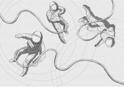Komar vlies fotótapéta Extraordinary Astronauts 400 cm x 280 cm