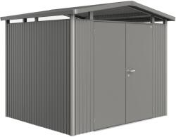 Biohort fém szer. ház Panorama dupla ajtóval kvarcszürke 5, 6 nm 273x238x227 cm (18049)