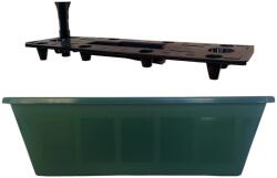  Balkonláda muskátliknak önöntözős 40 cm zöld (1402717100)