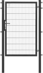 Floraworld egysz. kapu Premium kétr. hálós kerítésp. antracit 180 cm x 120 cm (043484)