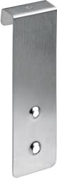 Hettich ajtóra rögzítő elem ruhafogasokhoz rozsdamentes acél 133 mm x 40 mm x 20 (9220838)
