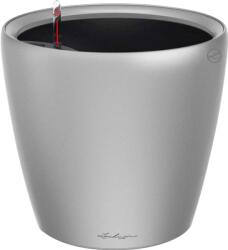 Lechuza Classico Premium LS kaspó 28 cm átmérő x 26 cm ezüst-metál