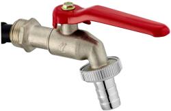 OBI kifolyószelep golyós 21 mm matt króm (411562)