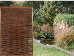  Florenz belátásgátló kerítéselem barna 180 cm x 120 cm (017248)