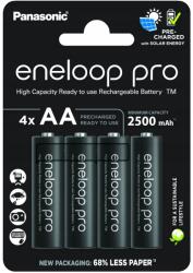 Panasonic Akkumulátorok Panasonic Eneloop Pro R6 Aa 2500mAh Környezetbarát 4db (BK-3HCDEC4BE)