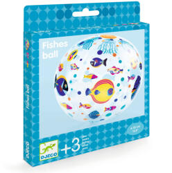 DJECO Halacskás felfújható strandlabda - Fishes ball - DJ00170