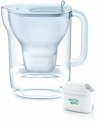 BRITA Style Eco Vízszűrő Kancsó 2, 4l Kék + Maxtra Pro All-In-1 Szűrőbetét