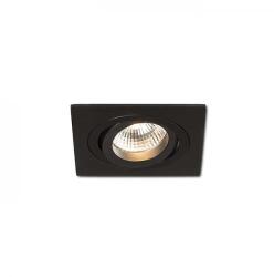 Rendl light studio PASADENA GU10 SQ I süllyesztett lámpa fekete 230V GU10 50W (R12711)
