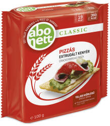 Abonett Extrudált kenyér ABONETT Classic teljes kiörlésű pizzás 100 g - papir-bolt