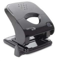 Rapesco Lyukasztó, kétlyukú, 30 lap, könnyített lyukasztás, 'ECO X5', fekete (IR1523) (IR1523)