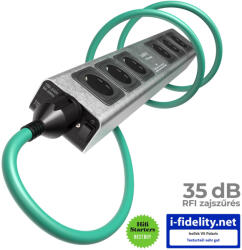 IsoTek V5 Polaris - tápelosztó és szűrő /ezüst/