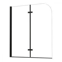 Leziter Paravan de cadă Alor 120x140 cm Negru (LA-1200B)