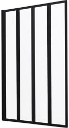 Leziter Paravan de baie Tribeca 110x140 cm negru (710743)