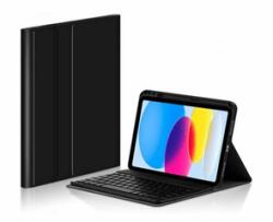 Gigapack Apple iPad 10.9 (2022) Bőr hatású flip tok, fekete (GP-138232) (GP-138232)