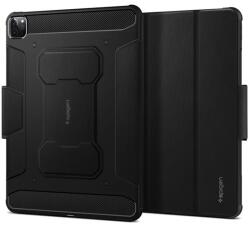 Spigen Apple iPad Pro 12.9 (2022) rugged armor pro tok álló (aktív ütésálló, trifold, asztali- és ceruza tartó) fekete (ACS02889)