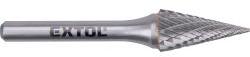 Extol keményfém turbómaró, rotormaró, hegyes orrú, 12x25mm, keresztfogazás (8703795) (8703795)