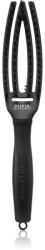 Olivia Garden Fingerbrush Boar & Nylon perie de par cu peri de nailon și de mistreț Full Black S 1 buc