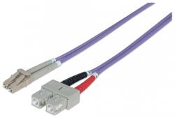 Manhattan 751049 cabluri din fibră optică 1 m LC SC OM4 Violet (751049)