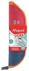Maped Evőeszközkészlet, fém, szövet tok, 'Concept Kids', pink (IMA878001) (IMA878001)