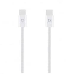 OBAL: ME Super Fast USB-C/USB-C Fonott kábel 60W 1m fehér