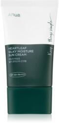 Anua Heartleaf Silky Moisture Sun Cream интензивно хидратиращ дневен крем SPF 50+ 50ml