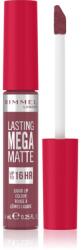 Rimmel Lasting Mega Matte ruj lichid mat, cu textură lejeră 16 de ore culoare Ravishing Rose 7, 4 ml