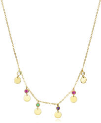 Viceroy Aranyozott nyaklánc medállal Trend 13006C100-59