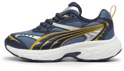 PUMA Puma, Morphic Techie műbőr sneaker hálós részletekkel, Sárga, Sötétkék, Tengerészkék, 36 EU (396621-05-3.5)