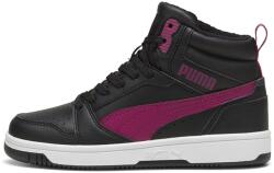 PUMA Puma, Rebound műbőr sneaker, Fekete, Fukszia, 36 EU (394685-04-3.5)