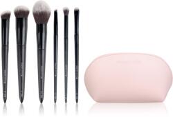 Brushworks Essentials Makeup Brush Set Complexion Ecsetkészlet táskával