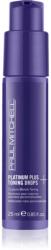 Paul Mitchell Platinum Plus Toning Drops pigment cseppek szőkített, melírozott, hideg szőke hajra 25 ml