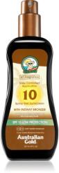 Australian Gold Spray Gel Sunscreen With Instant Bronzer napvédő spray bronzosítóval SPF10 237 ml