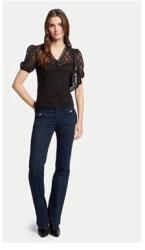 Morgan Női blúz, Morgan, 303918149, Pamut/Poliamid, M INTL, Fekete (0000303918149_M)