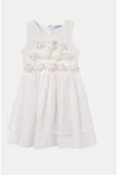 Mayoral Lányka ruha, Mayoral, 304014574, Poliészter/Pamut, 128 CM, Bézs (0000304014574_8Y)